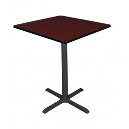 Regency TCB3636MH Cain 36" Square Cafe Table in Mahogany