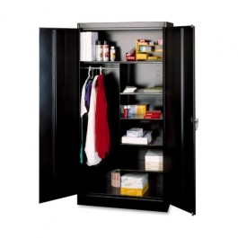Tennsco Combination Storage Cabinets 36" x 18" x 72" Black TNN7214BK