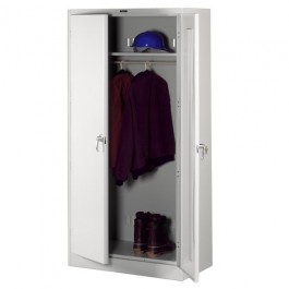 Tennsco Wardrobe Cabinets 36" x 24" x 78" Light Gray TNN7824WLGY