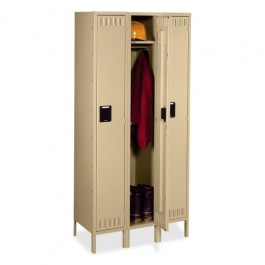 Tennsco Single-Tier Locker 36" x 18" x 78" Sand TNNSTS1218723SD