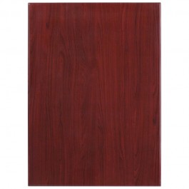 Flash Furniture TP-MAH-3042-GG 30" x 42" Rectangular Resin Mahogany Table Top
