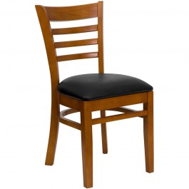 Flash Furniture Hercules Series Walnut Finished Ladder Back Wooden Restaurant Bar Stool XU-DGW0005BARLAD-WAL-GG