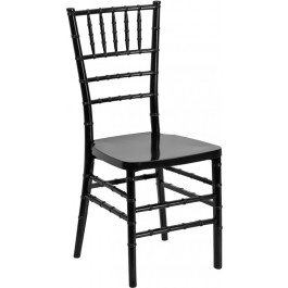 Flash Furniture Flash Elegance Black Resin Stacking Chiavari Chair [LE-BLACK-GG] 