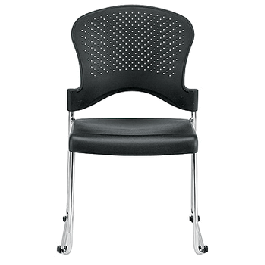 Eurotech Seating Guest Side Reception Armless Aire Chair, S3000