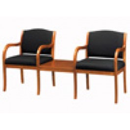 Jasper Laurel Lounge Lobby Reception 2 Chairs with Connecting Table