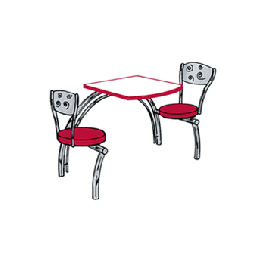 Tuff Edge One Seater 90 Collection, Cafetaria Seating