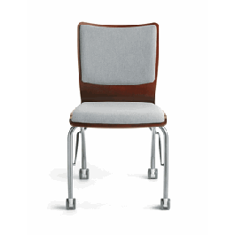Versteel Rulo Mobile Stack Wood Guest Chair