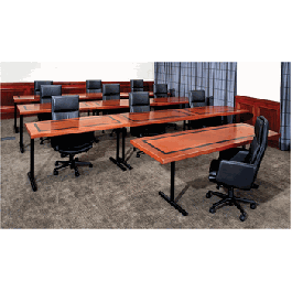 Arnold Veneer Expandable/Contractable Meeting Conference Table