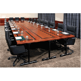 Arnold Veneer Expandable/Contractable Meeting Conference Table