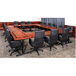 Arnold Veneer Expandable/Contractable Meeting Conference Table