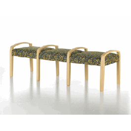 Studio Q Healthcare Interlude Three Seat Bench