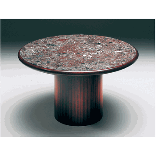 Granit Marble Top Round Conference Table, Arnold Round Table