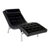 Eurostyle 04061 Valencia I Lounge Chair in Black