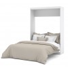 Bestar 25184-17 Nebula Queen Wall bed in White