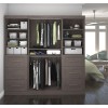 Bestar 26857-47 Pur By 86" Storage Kit in Bark Gray