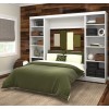 Bestar 26893-17 Pur 109" Full Wall Bed kit in White