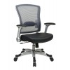Officestar 317-ME36C61F6 Professional Light AirGrid Back Chair in Siliver
