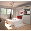 Bestar 40895-17 Versatile 95'' Full Wall Bed kit in White