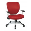 Office Star 5200W-9 Managers Chair with Padded Mesh Seat in Red
