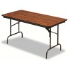 Iceberg Premium Wood Laminate Folding Table 30 x 96 - Oak 55235