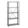 Safco 36 x 12 Commercial 5 Shelf Kit Gray 6265