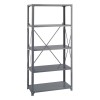 Safco 36 x 18 Commercial 5 Shelf Kit Gray 6266