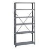Safco 36 x 12 Commercial 6 Shelf Kit Gray 6268