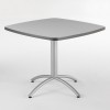 Iceberg CafйWorks Cafй Table 36 inch Square - Gray 65617