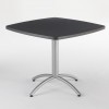 Iceberg CafйWorks Cafй Table 36 inch Sqaure - Graphite Granite 65618