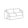 High Point Furniture Steps Loveseat with Arms 7442