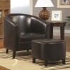 Coaster Furniture 900240 Accent Seating Chair with Ottoman
