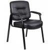 Boss Executive Mid Back Leatherplus Guest Chair B7509