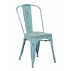 Office Star BRW29A4-ASB Bristow Armless Chair 4 Pack in Antique Sky Blue