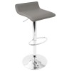 LumiSource BS-ALE GY2 Ale Barstool Set of 2 in Grey