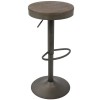 LumiSource BS-DAK AN+BN2 Dakota Barstool Set of 2 in Antique Brown