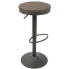 LumiSource BS-DAK GY+BN2 Dakota Barstool Set of 3 in Grey Brown