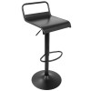LumiSource BS-EMRY BK2 Emery Barstool Set of 2 in Black