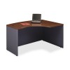 Bush Industries Right L-Bow Desk,58-7/8"x42-7/8"x29-7/8",Hanson CY/Graphite BSHWC24422