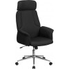 Flash Furniture CH-CX0944H-BK-GG Black Fabric Office Chair in Black