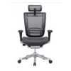 GM Seating Enklave XL Mesh Executive Hi Swivel Chair Chrome Base with Headrest, Black