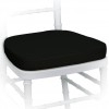 Flash Furniture Hard Black Fabric Chiavari Chair Cushion for Crystal / Resin Chiavari Chairs BH-BLACK-HARD-GG