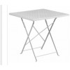 Flash Furniture CO-1-WH-GG 28" Folding Patio Table in White (Default)