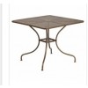 Flash Furniture CO-6-GD-GG 35.5" Steel Patio Table in Gold (Default)