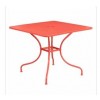 Flash Furniture CO-6-RED-GG 35.5" Steel Patio Table in Coral (Default)