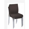 Office Star CWYAS4-CK003 Conway Stacking Chair in Chocolate