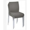 Office Star CWYAS4-CK002 Conway Stacking Chair in Smoke