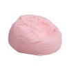 Flash Furniture Small Light Pink Dot Kids Bean Bag Chair DG-BEAN-SMALL-DOT-PK-GG
