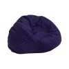 Flash Furniture Small Solid Navy Blue Kids Bean Bag Chair DG-BEAN-SMALL-SOLID-BL-GG