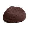 Flash Furniture Small Solid Brown Kids Bean Bag Chair DG-BEAN-SMALL-SOLID-BRN-GG