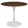 Modway EEI-1136-WAL Lippa 36" Dining Table in Walnut